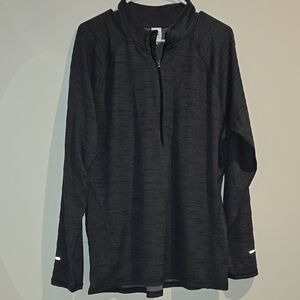 Champion Gray Long Sleeve Relaxed Hoodie
